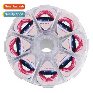 50 Pieces Colorful Pattern Guar Plectrum Set Musical Instrum