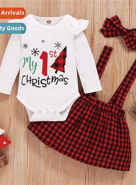 Girls Spring  Autumn 2021 New n Christmas letters printed lg