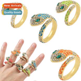 Europe and  Uned States INS drip oil snake ring copper micro