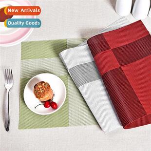Kchenware insulated placemats pvc solid color teslin placema