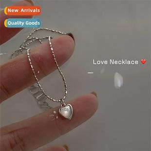 Heart Necklace Womens New Premium Shell Design 2021 Niche
