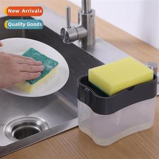 Kchen Brush Dishwashing Liquid CtainerAutomatic Liquid Dispe