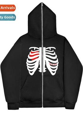 dark Y2K sternum sweatshirt men  women hoodie gothic couple