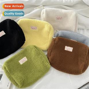 high cosmetic wind girl ins wool bag value New heart lambs