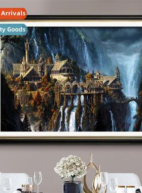 Diamd painting 2024 new hmade DIY sticker drill painting hea