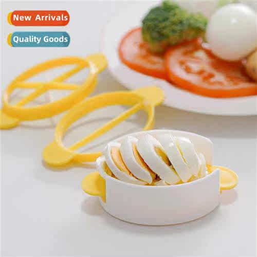 Triple cut egg cutter slicing half   loose egg cutter multif