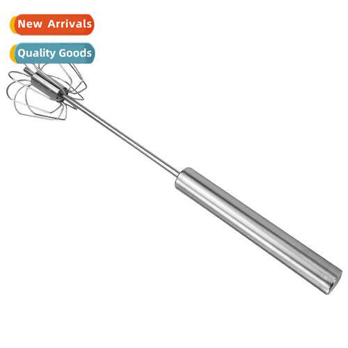 304 stainless steel whisk manual press type rotary semi-auto