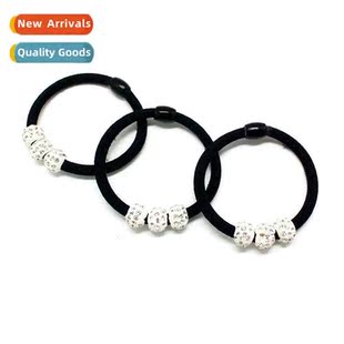 high lear rope tie black elasticy beaded fashi