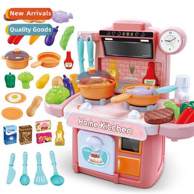 Children play house kchen toys electric light sound effects