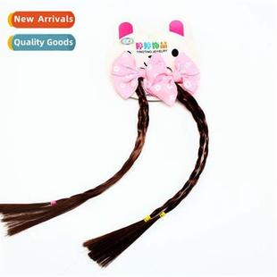 headdress wigs wig childrens baby bow girls clip