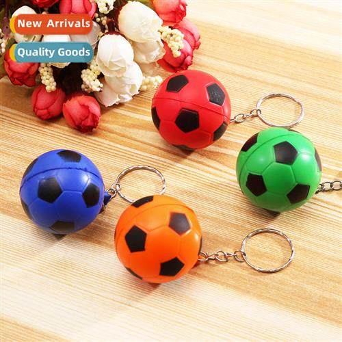 gift wh key ring Football keychain pendant PU series keychai