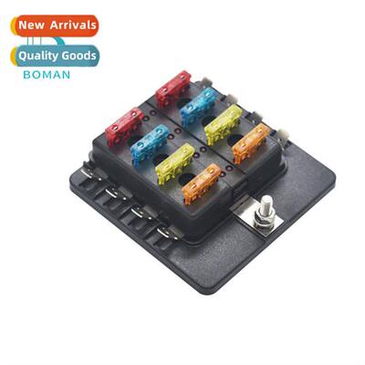 8 Way Fuse Box wh LED LightsMulti-Circu Car Fuse BoxMulti-Po