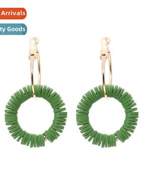Korean style fashi temperament resin earrings 2022 spring ne