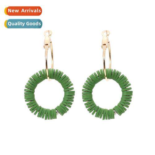 Korean style fashi temperament resin earrings 2022 spring ne