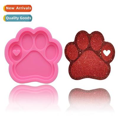 diy mirror keychain series silice mould crystal dripping bea