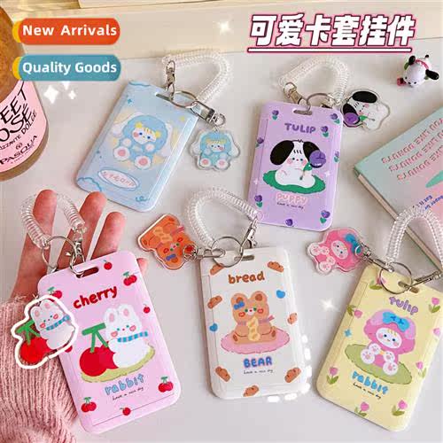 Cute ins style bus card protector student meal card campus a