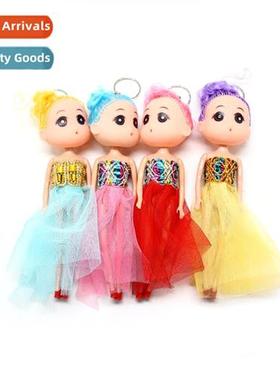 Beed doll ltle girl childrens toys doll keychain bag pendant