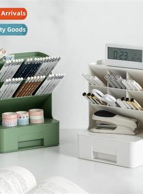 Desktop slanting plug-in organizer student statiery organizi