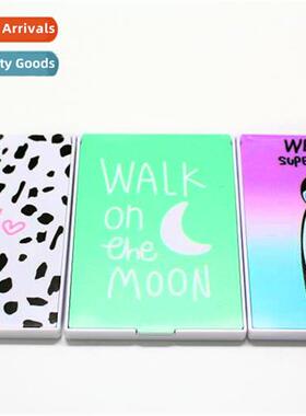 s new creative small mirror comb set  plastic carto makeup m