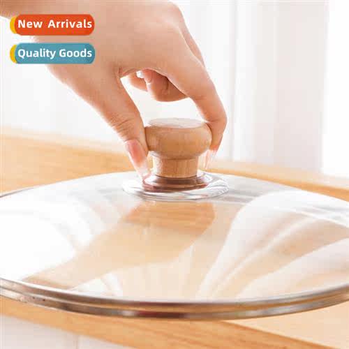 New universal pot lid top wood pot lid top bead not hot h wo
