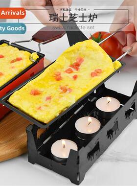 Swiss Cheese Grill Mini Nstick Baking Pan wh Clestick Set Bu