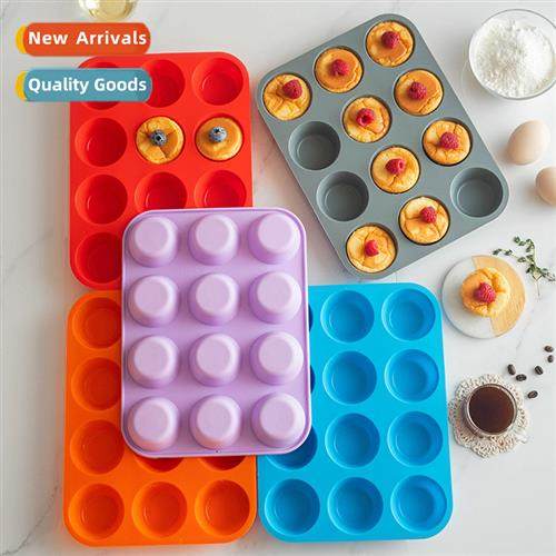 12-link muffin cups silice cake mold home DIY baking tools n