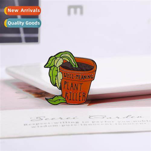 Goodwill Plant Killer Metal Pin New Greenery Alloy Oil Drip