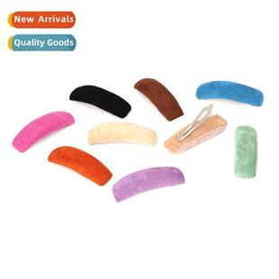 color flocking girl creative clip multi side Simple cloth
