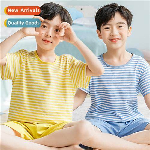 Summer new childrens short-sleeved shorts su men and women i