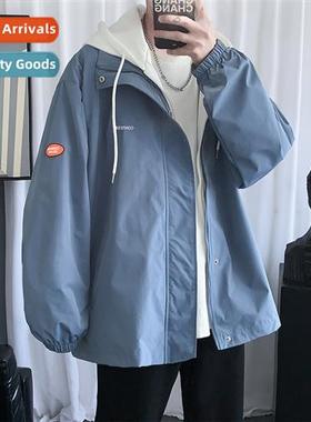 2022 Mens new casual sports spring  fall tops n nd loose jac