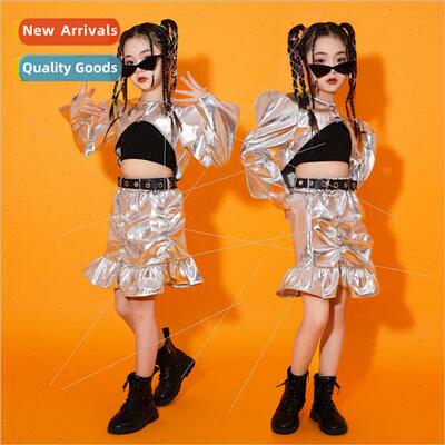 Girls Modeling Runway  Clothes Techno Fashion Kids Jazz Danc