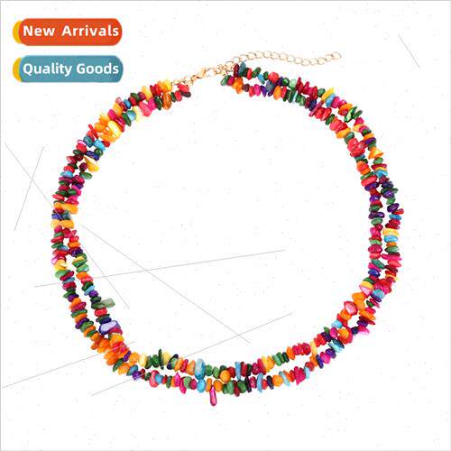 Fashion new bohemian double temperament collarbone chain irr