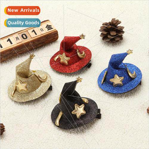 Halloween bent hat hairpin party beanie props DIY wch hat sm
