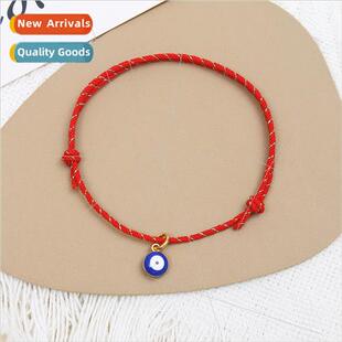 eye pendant color new bracelet inter devil woven Europe hand