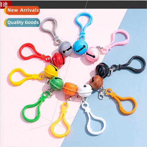 Colorful plastic keychain pendant bell bag jewelry pendant c