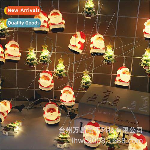 LED Santa Claus Head Christmas Tree Mixed Plug String ghts C