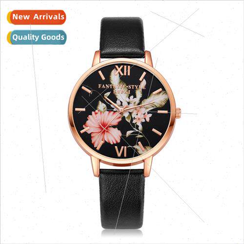 New butterfly dial ladies fashion watch simple temperament b