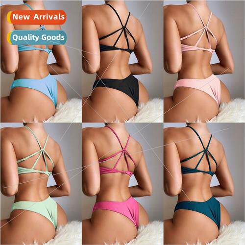 Sexy Not Being Bikini 2021Europe Beach Swimsu Swimwear 76704