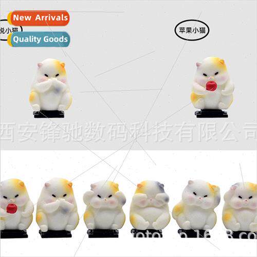 Cute Cat Family Stereo Microslr DSLR Camera Hot Shoe Cover P