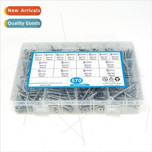 screws boxed Phillips 570pcs head tapping pan flat self