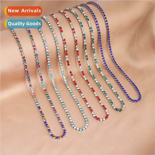 Europe new colorful diamonds full diamonds stainless steel n