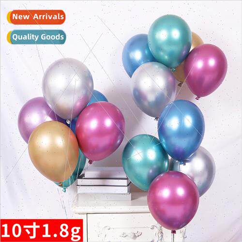 10 inch latex round metal balloon wedding Wedding room birth