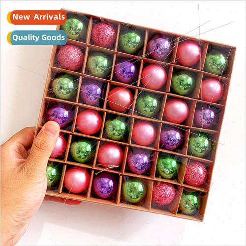 Christmas decorations 3cm electroplated round plastic ball s