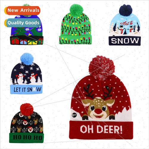 2023 Christmas new snowman elk Christmas e flap wh ball knte