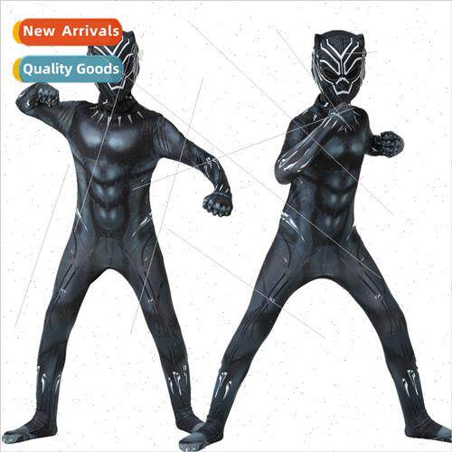 Black Panther Leotard Comic i威英雄cosplay Childrens Clothes