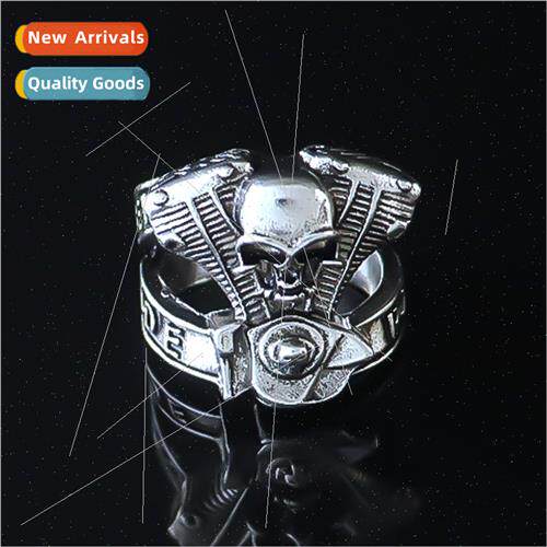 Bully fashion vintage skull ghost king ring set punk tide me