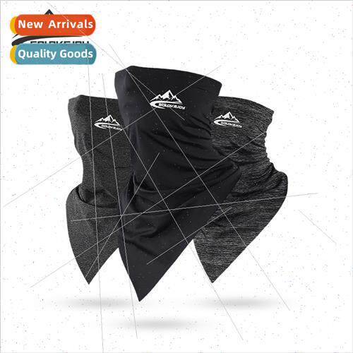 Ice silk sunscreen triangle towel summer cycling ice cool ma