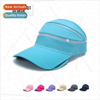 summer retractable brim hat men women outdoor beach sun hat
