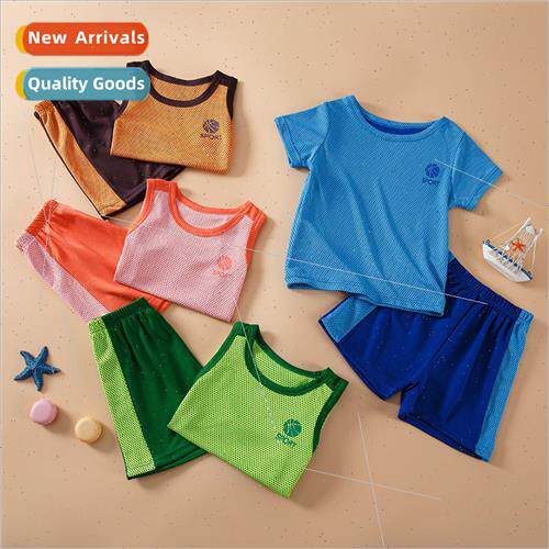 Summer Korea  casual children quick-drying short-sleeved set