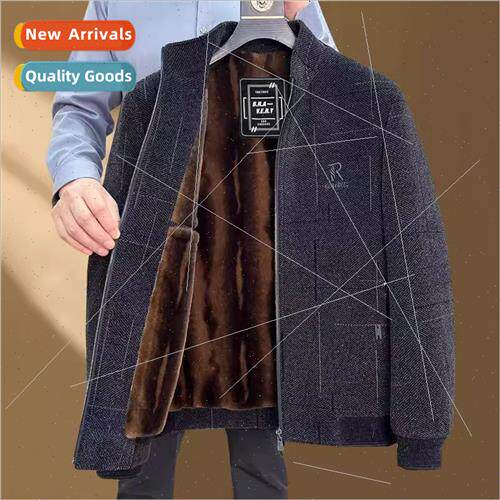 Middle-aged dad winter padded thickened jacket men jackets f